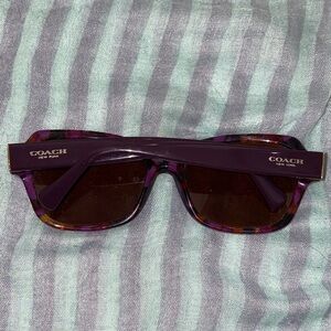 Coach Dark Purple Sunglasses